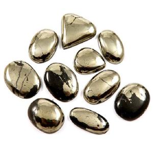 Haute qualité pierre naturelle pyrite cristal mélange forme lâche pierres précieuses Cabochon guérison cristal pierres précieuses toutes les formes Cabochon - Product Image 1