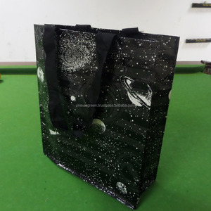 Sac de shopping en PP tissé, couleur personnalisée, avec construction tubulaire et poignées en sangle, fabriqué au Vietnam, Evergreen - Product Image 2