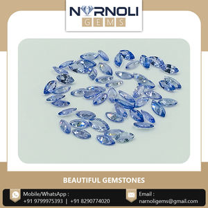 Perles de tanzanite naturelles en forme de chapiteau de qualité supérieure de couleur captivante pour la fabrication de bagues et de bracelets luxueux en tanzanite - Product Image 2
