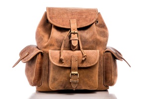 กระเป๋าเป้หนังแท้ทำด้วยมือสำหรับทุกเพศกระเป๋าเป้เดินทางแบบนุ่มใส่ไปสำนักงานพร้อมซับในผ้าฝ้ายแท้คุณสมบัติกันขโมยสำหรับผู้หญิง - Product Image 2