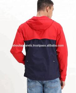 Veste coupe-vent légère à capuche en nylon personnalisée 2026, respirante et imperméable pour l'hiver, tailles plus grandes disponibles - Product Image 3