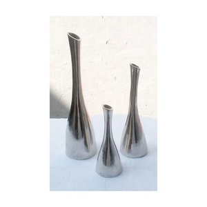 HIGH QUALITY ALUMINIUM FLOWER <b>VASE</b> <b>for</b> HOME & WEDDING DECORATION MODERN FLOWER <b>VASE</b> <b>for</b> GARDEN DECORATION - Product Image 1
