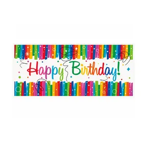 design acceptable custom printing happy birthday banner