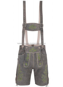 Prix de gros, directement de l'usine : Lederhosen traditionnels bavarois allemands pour l'Oktoberfest avec bretelles - Product Image 4