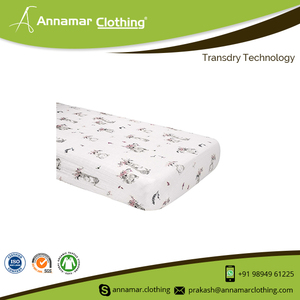 2018 New Design 100% Cotton Baby Fitted Crib Sheet - Product Image 6