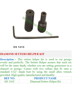 Steel and Plastic GS 141C Diamond Setters Helper Kit New Condition Jewelry <b>Tools</b> for Jewelers - Product Image 2