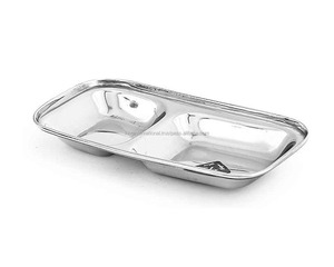 ที่มีคุณภาพสูงสแตนเลสโรงเรียนถาดอาหารกลางวันและถาดอาหารที่มี4/5/6ช่อง - Product Image 4