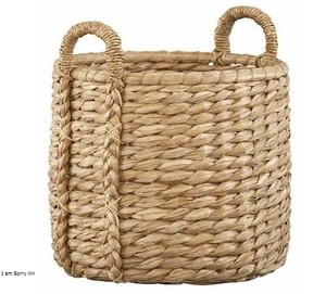 2019 Panier de rangement en jonc de mer fait à la main du Vietnam Article chaud rond Pliant Motif Tissé Caractéristiques durables - Product Image 5