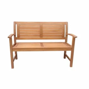 Bench 2 seater Solid Teak Outdoor Furniture Wooden Outdoor Patio Garden Bench Acacia Wood Made in Vietnam