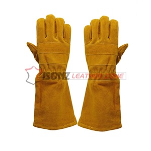 <b>Oven</b>/<b>Grill</b> Tig Gloves XL Size Anti-Cut Anti-Slip Anti-Impact Heat Resistant Genuine Leather for Animal Handling Welding - Product Image 6
