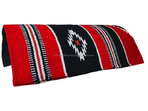 Alfombra Navajo Occidental Naranja Acrílica 30x30" - Product Image 2