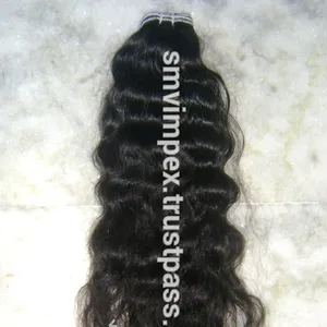 8A grade hir weaving. Real Unprocessed Uncolored Human Hair Extension Weft Cheap Virgin Indian Remy Hair.Natural curly hair