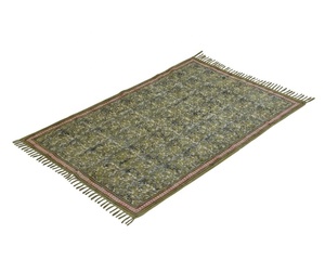 Venta al por mayor 4x6 pies de algodón de la impresión de bloque de la zona acento dorri hecho a mano indio Boho alfombra bloque de madera Impresión de alfombra - Product Image 2