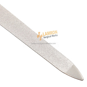 Limes à ongles taille personnalisable manucure pédicure manche en plastique avec fournitures pour ongles premium en métal acier inoxydable - Product Image 5