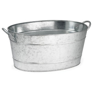 Oval <b>Metal</b> Party Tub - Product Image 1