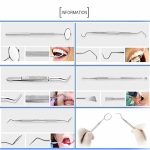 LA ELAHI Manual Dental Kit Double-Headed Hygiene <b>Teeth</b> Oral Clean <b>Tooth</b> Stainless Steel Tools 5pcs Set for Dentist 2026 - Product Image 6