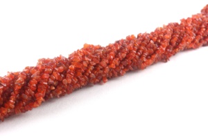 Pierre précieuse de cornaline naturelle lisse non coupée Orange puces perles en gros de haute qualité fabrication de bijoux à bricoler soi-même - Product Image 2