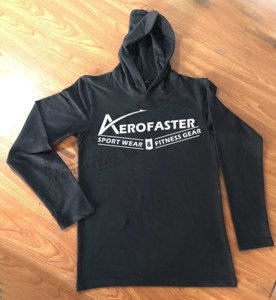 Sweat-shirts à capuche slim pour hommes, chemises de musculation à manches longues avec impression en relief, tissu polaire taille XS - Product Image 1