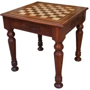 עץ שחמט משחק שולחן, בעבודת יד שחמט משחק Stand,