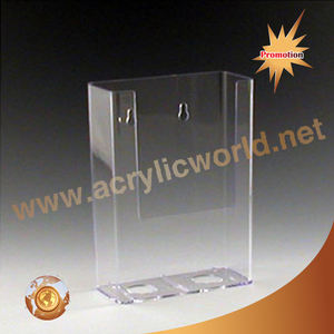DL SIZE brochure holder/DL SIZE acrylic magazine display rack/leaflet holder stand - Product Image 3