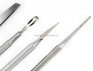 Nail Trimmer Manicure Pedicure Steel File Care Salon Girl Ail Blackhead Extractor Nail File Tweezer Compact Beauty - Product Image 2