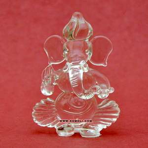 Statues de Dieu Krishna en cristal de verre pour lampe, Murti, à vendre - Product Image 4