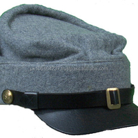 Gorras Kepi Bordadas a Mano para Hombre, Ajustables, de Tela 100% Lana, con Logotipo Personalizado OEM, Reproducción Americana