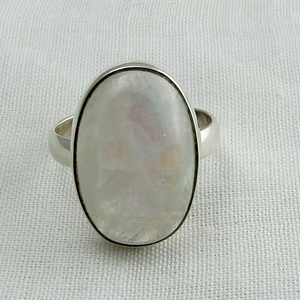 Pierre de lune arc-en-ciel extrême, bagues en argent Sterling 925, vente en gros, bijoux en argent, bijoux en argent - Product Image 2