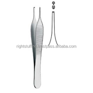 Pince délicate Adson Outils d'instruments chirurgicaux en acier inoxydable de haute qualité médicale - Product Image 1