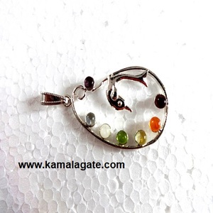 Reiki Chakra <b>Crystal</b> Pendant Natural Gemstone <b>Tree</b> of Life Metal Design Fashionable Charms & Pendants - Product Image 4