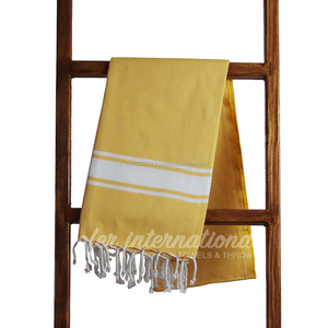 Marseille tunisian Fouta ผ้าเช็ดตัวตุรกี, ผ้าเช็ดตัว Hamam ขายส่งจากโรงงานไก่งวงคอลเลกชันคลาสสิก - Product Image 3
