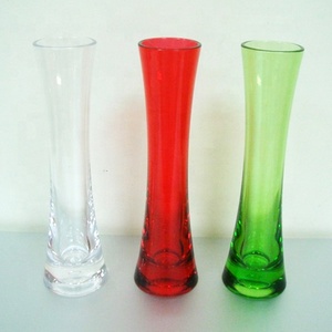 EL BPA Free <b>Clear</b> Acrylic Modern Floor Tall Round Wedding Flower <b>Vase</b> Size S Model VA-001 - Product Image 1