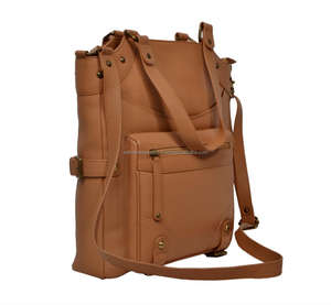 2025หนังแท้วินเทจสีน้ำตาลแฟชั่นใหม่กระเป๋าสะพายไหล่แบบอินเดียเรียบง่ายจุของได้มาก - Product Image 2