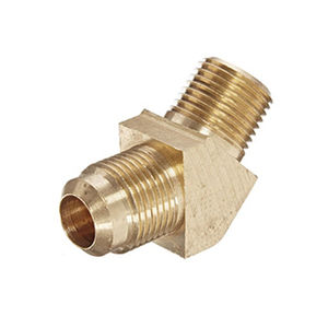 Raccord coudé mâle en laiton à 45 degrés – Connecteur durable et étanche pour lignes hydrauliques et de gaz - Product Image 1
