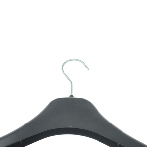 Costume de manteau personnalisé, cintre noir en plastique, de bonne qualité, pièces - Product Image 3
