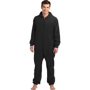 Unisex onesie tulum-yoga takım elbise uyku giyer-pijama polar tulum-onesie