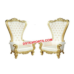Silla de Novia para Bodas Indias, Nuevo Diseño, Sillas de Respaldo Alto, Últimas Sillas Largas con Cristales, para Reino Unido y Estados Unidos - Product Image 1