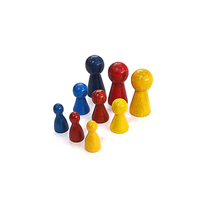 Trò Chơi Cờ Vua, Cầm Đồ Bằng Gỗ Hỗn Hợp B-Đỏ & Vàng & Xanh, Chơi Đồ Chơi Vui Nhộn - Product Image 6