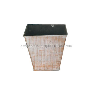 กระถางดอกไม้และชุดปลูกต้นไม้ทรงกลมทำด้วยมือทำจากโลหะทองแดง3ชิ้น - Product Image 4