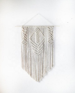 Fait à la main moderne macramé tenture murale en coton biologique respectueux de l'environnement décor à la maison cadeaux du Nouvel An dans une boîte - Product Image 4
