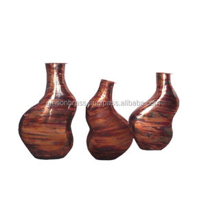 Jarrón de Flores de Metal de Diseño Decorativo Vintage, Jarrón de Flores de Aluminio para el Hogar, Sala de Estar, Jarrón de Metal Decorativo - Product Image 4