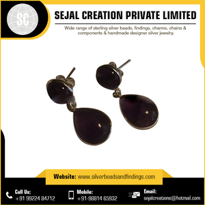 Best Price 925 <b>Sterling</b> <b>Silver</b> Gemstone Earrings with Custom Packaging for Gifts and Parties Includes Earring <b>Wire</b> - Product Image 2