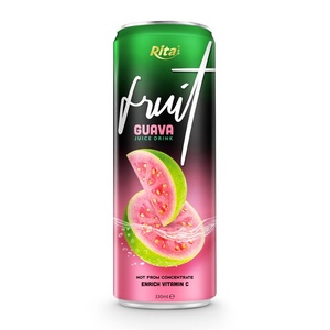 Purée d'aluminium de bon goût de 330ml et jus de fruits sain à la goyave du Vietnam boisson gazeuse - Product Image 2