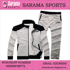 Uniforme de jogging à capuche vierge pour hommes, maillot d'entraînement professionnel, de marque, gris, - Product Image 2