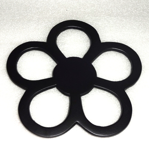 Square Shape Cast <b>Metal</b> Table Top <b>Trivet</b> Decorative Home Kitchen Accessory Heat Resistant - Product Image 4