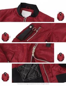 Oversize blank custom high quality ma1 bomber flight <b>jacket</b> men - Product Image 6
