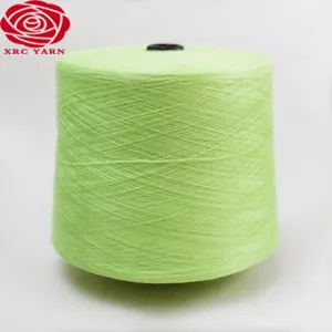 Alta elástica core girou o fio de viscose/nylon/pbt ingrediente 28S/2 fios de tricô para o mercado Paquistão
