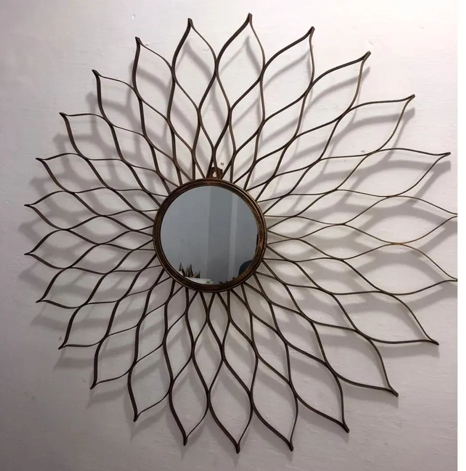 Decoración de metal para el sol, cara colgante, decoración de pared