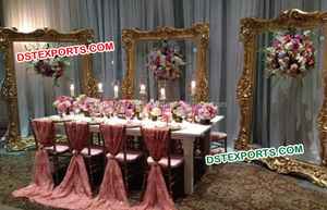 Simple English Wedding Stage <b>Backdrop</b> <b>Frame</b> White Square Flat Wedding <b>Backdrop</b> Panels Modern Design Fiber <b>Backdrop</b> Panels - Product Image 2