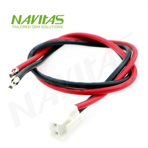 สายไฟแบบพิทช์2ขา3.96มม. ตัวเชื่อมต่อกับบอร์ดสายเคเบิลแบบกำหนดเองด้วยสาย18AWG - Product Image 5